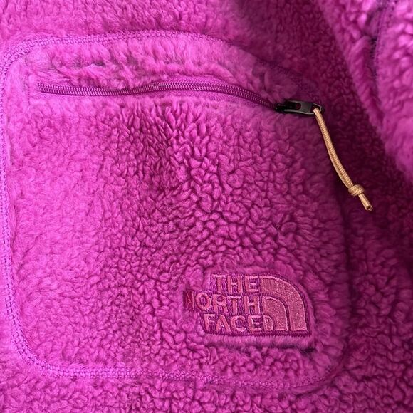 The North Face 2XL Extreme Pile Full Zip Fleece Jacket Purple Cactus Flower NWT - Picture 4 of 12